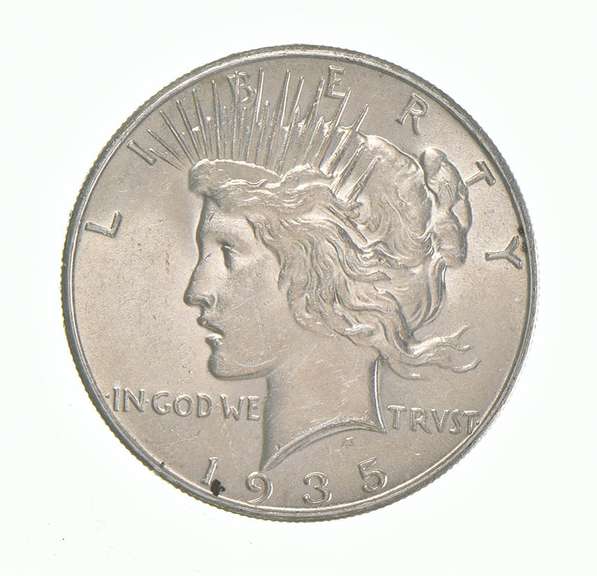 1935 Peace Silver Dollar