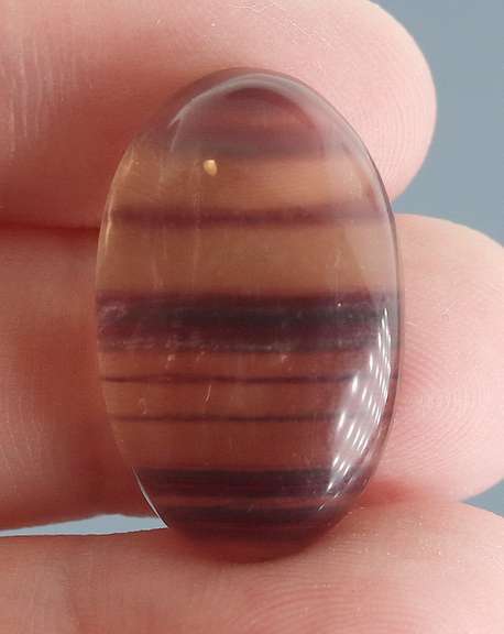 Collectors 25.05ct untreated banded Fluorite