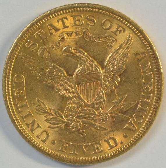 Fully struck Choice BU 1901 $5 Liberty Gold Piece. Nice