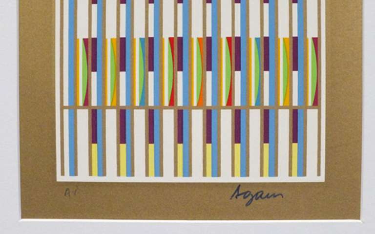 Original rare limited edition Agam. Hand signed by the artist