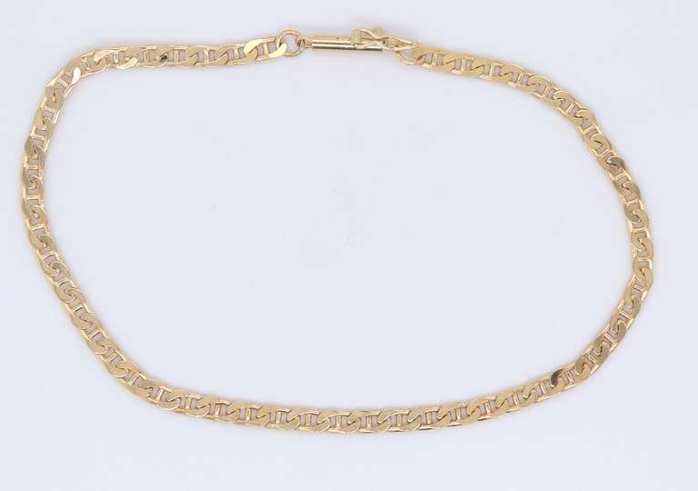 Beautiful Yellow Gold Curb Link Bracelet