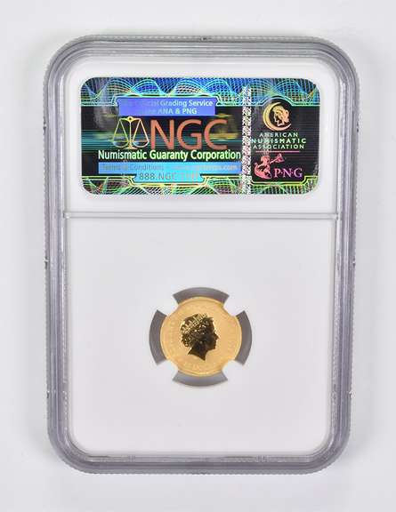 MS70 2009-P Australia $15 Gold Kangaroo NGC