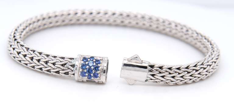John Hardy Sapphire Classic Chain Bracelet