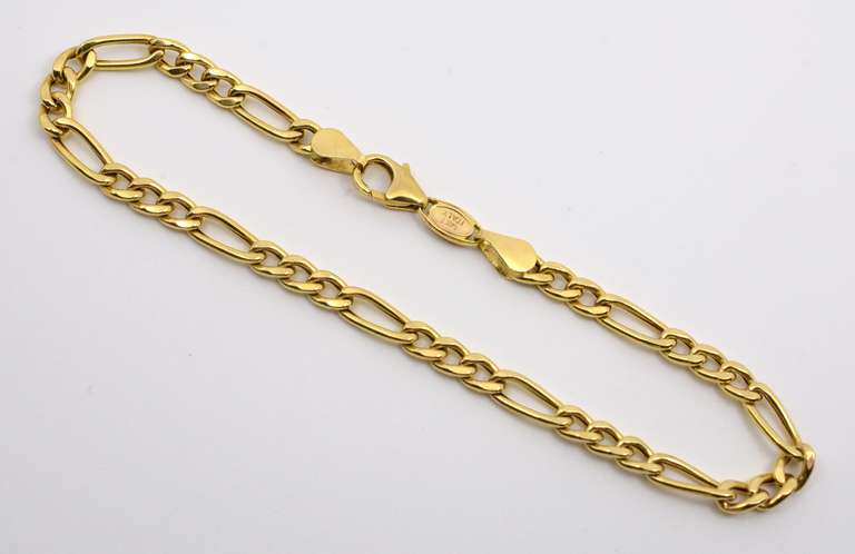 Popular Figaro Link Bracelet