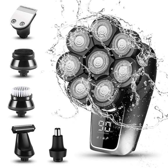 Head Shavers Rotary Cordless Electric Shaver