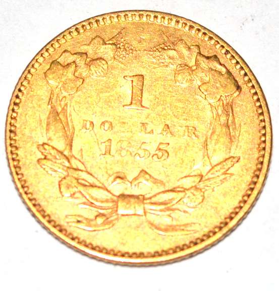 1855 Type 2 Princess US $1 Gold Coin