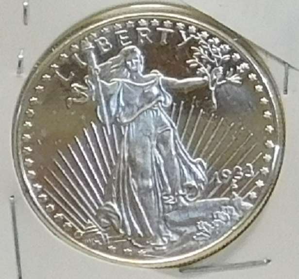 1 oz. .999 Silver round - StGaudens design PRF