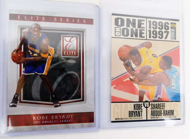 2 Kobe Bryant Basketball Cards