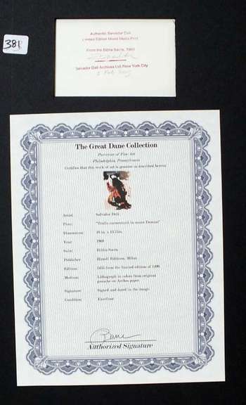 Very collectable Dali from Bible Sacra series.1969