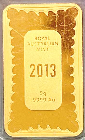 5 gram gold bar