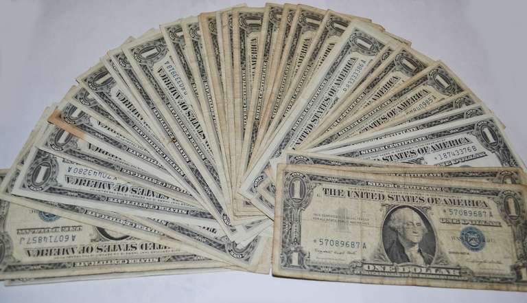 35 $1 Silver Certificates