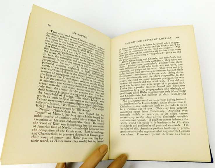 Signed 1st Ed. - 1942 My Battle by Charles Morrison