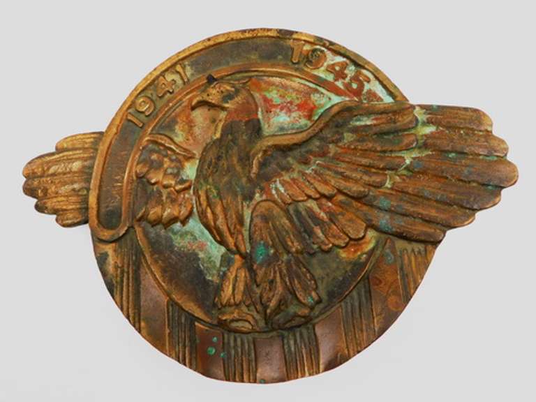 World War II Soldiers Grave Marker & Flag