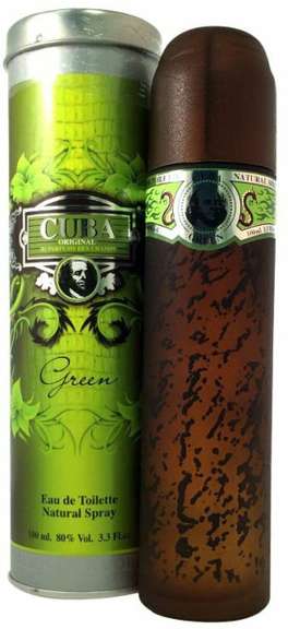 Cuba Green By Cuba cologne for men EDT 3.3 / 3.4 oz New in Box
