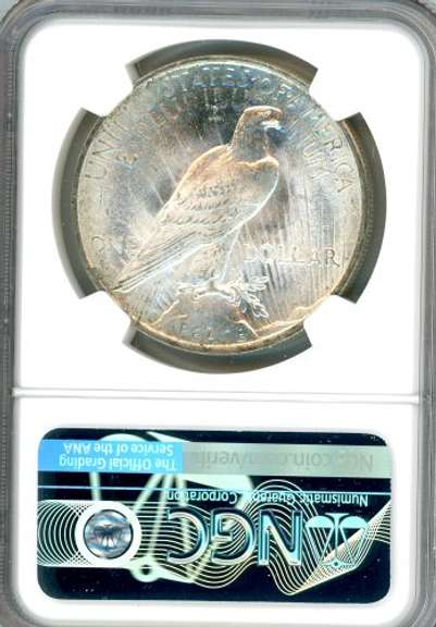 1923 Peace Silver Dollar in NGC MS64