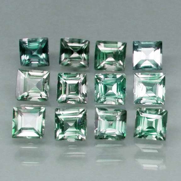 Dazzling 2.31ct set of UNHEATED Songian Sapphires