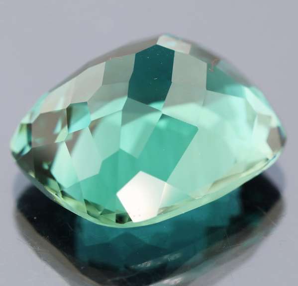 33.77ct top blue green hue created Amethyst