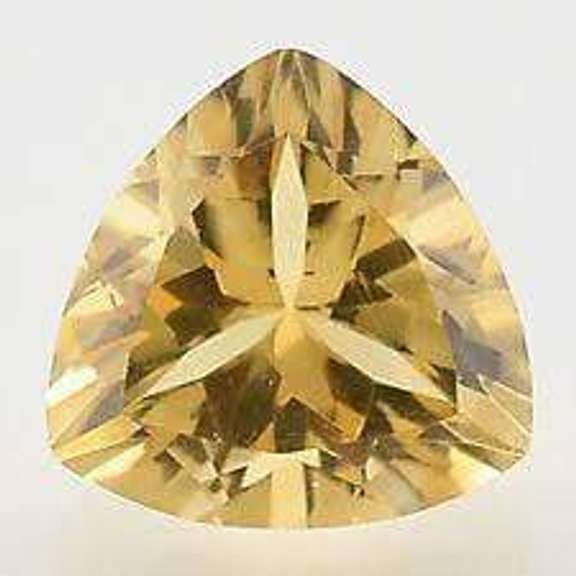 8MM TRILLION DARK CITRINE (CHECKERBOARD) LOOSE GEMSTONE