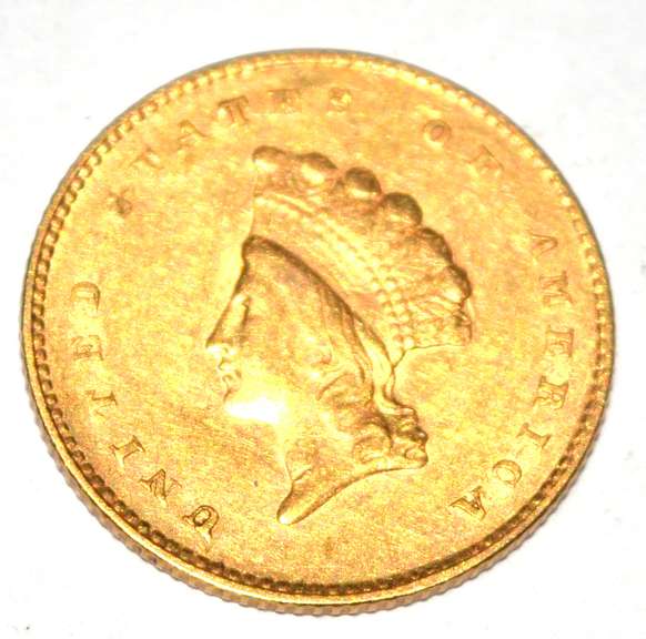 1855 Type 2 Princess US $1 Gold Coin