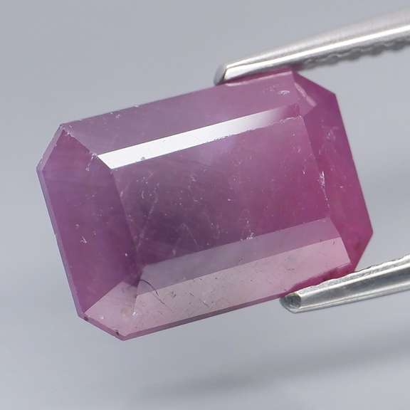 UNHEATED! Large 7.26ct violet red Winza Ruby