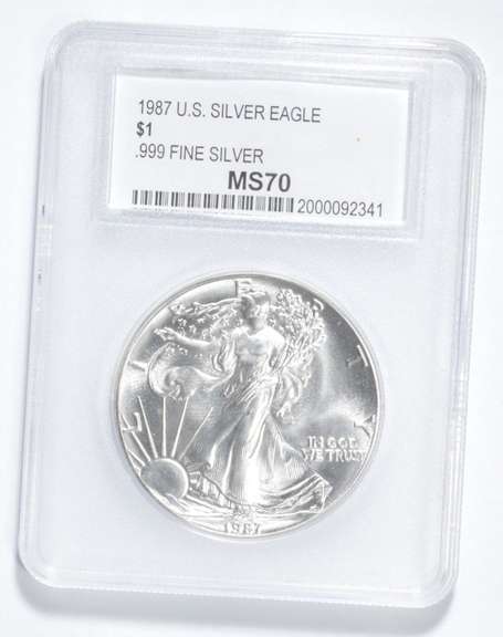 1987 American Silver Eagle - .999 Fine Silver