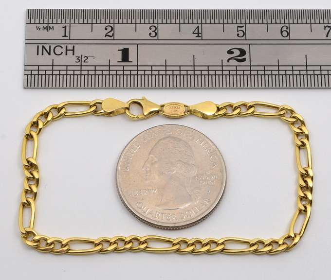 Popular Figaro Link Bracelet