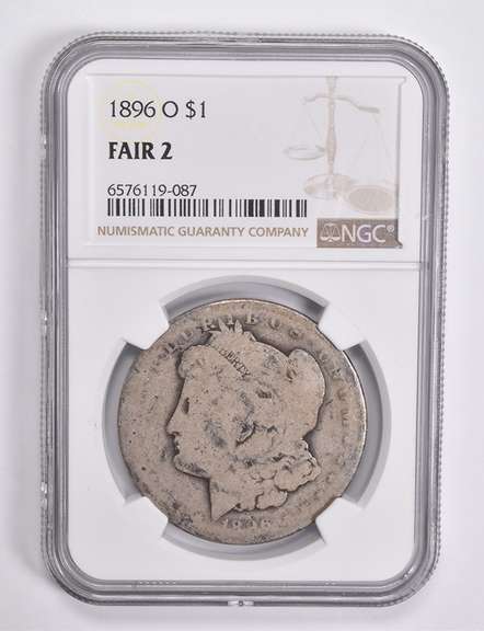 FAIR 2 1896-O Morgan Silver Dollar NGC Lowball Low Ball