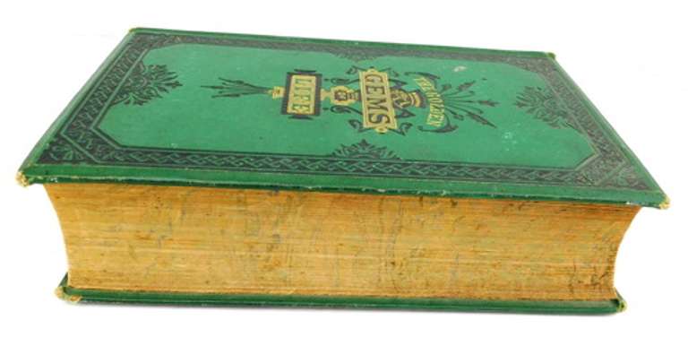 1881 Golden Gems of Life Antique Book