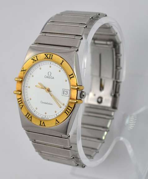 18k Gold Bezel Omega Constellation , Pre-Owned.