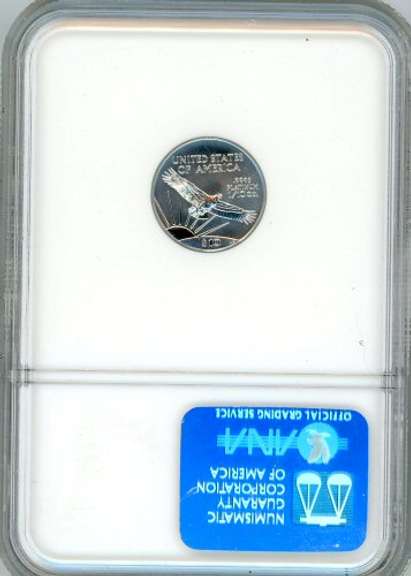 2001 $10 Platinum Eagle in NGC MS70