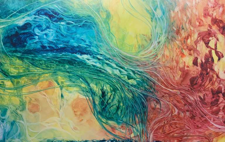 Kamran Khavarani Large Giclee on canvas
