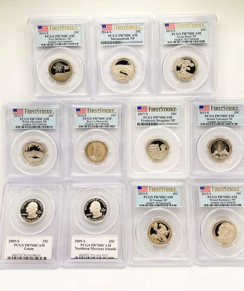 Very nice 11 certified quarters