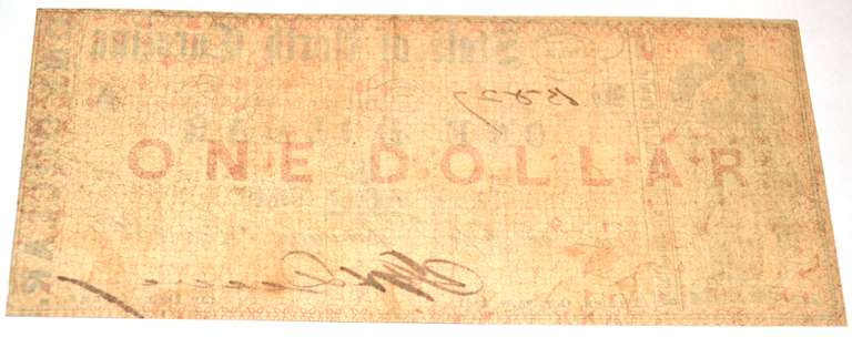 State of North Carolina $1 Oct 20 1861 Series Note