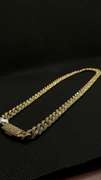 14K YELLOW GOLD DIAMOND CUBAN LINK CHAIN WITH 13.5 CT IN DIAMONDS
