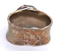 Vintage Sterling Silver Pearl Ring