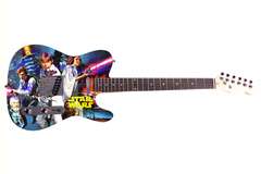 Star Wars Custom Graphics Facsimile Signed Guitar
