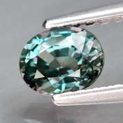 Simply amazing .60ct top blue green Sapphire