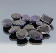 Heavy 104.11ct cobalt blue Sapphire set from Madagascar