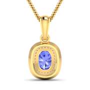 14 Kt White Gold Aquamarine Earrings