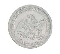 1864-S Seated Liberty Half Dollar