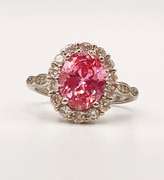 Beautiful Pink Sapphire Cocktail Ring