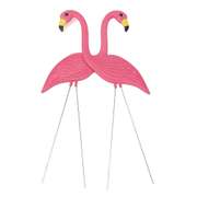 2PCS 90CM Pink Flamingos Plastic Yard Garden Decoration