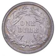1861 Seated Liberty Dime