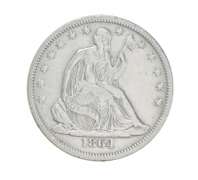 1864-S Seated Liberty Half Dollar