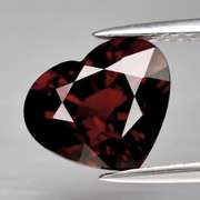Amazing 3.31ct UNTREATED VS cherry red Rhodolite Garnet