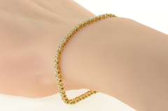 14K Yellow Gold 0.75 Ctw Diamond Classic Simple Tennis Bracelet