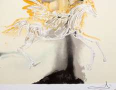 Salvador Dali lithograph on paper signed in the plate