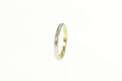 10K White Gold 1924 Art Deco Orange Blossom Wedding Band Ring