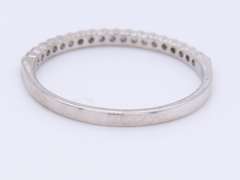 Lovely White Gold Diamond Prong Set Band