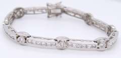 925 Sterling Silver Cubic Zirconia Bracelet